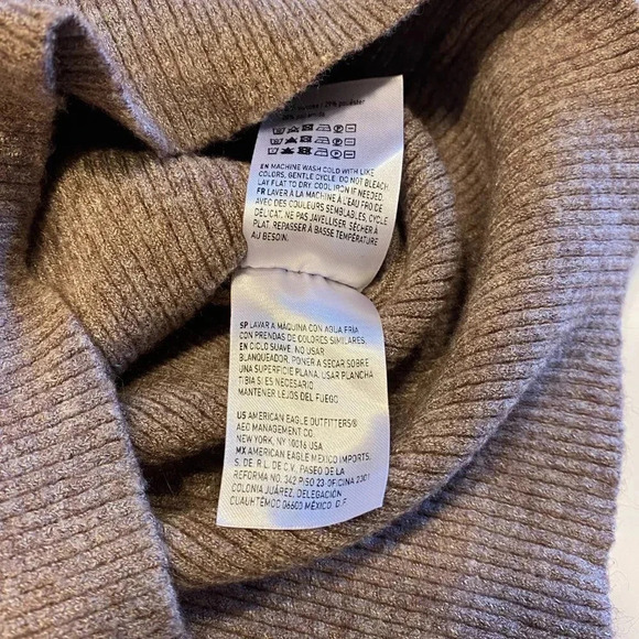 Don't Ask Why American Eagle Purple Form Fitting Sweater Dress One Size - Picture 7 of 7